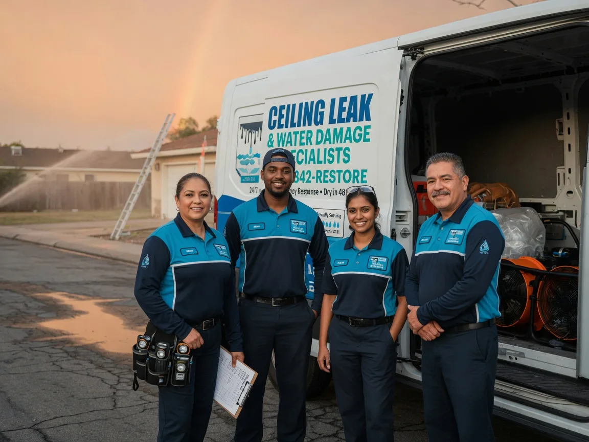 Ceiling Leak Cleanup company in Shirland, IL